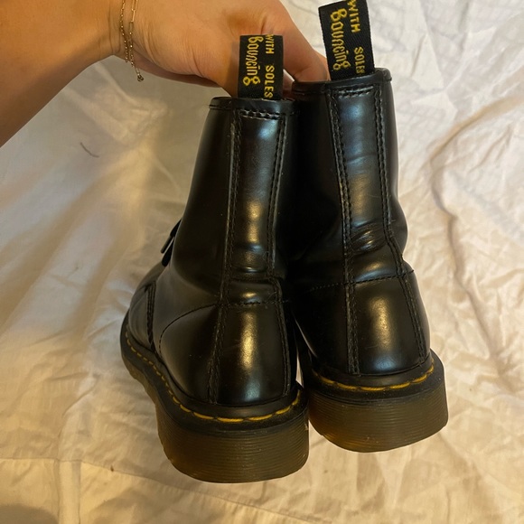 Dr. Martens 1460 W Boot in Black - Picture 2 of 9